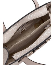 GUESS IZZY 2 Tragetasche mit Schultergurt Sand-Logo - Damentaschen - 5