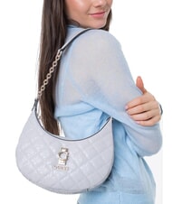 GUESS BESSEY Umhängetasche mit Schultergurt Lavendelgrau - Damentaschen - 5