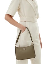 GUESS ECO JAZLYNN Schultertasche mit Saffiano-Print Salbei - Damentaschen - 5