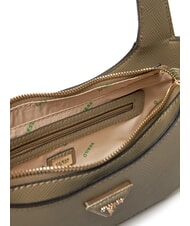 GUESS ECO JAZYLYNN ST Saffiano Hobo-Tasche mit Schultergurt Salbei - Damentaschen - 4