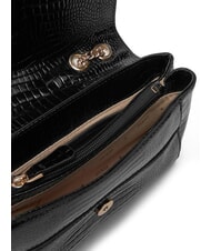 GUESS SILVYE Wandelbare Tasche mit Krokodil-Print SCHWARZ - Damentaschen - 5