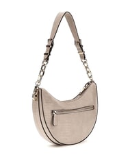 GUESS ORLINA Schultertasche mit Eidechsen-Print Taupe - Damentaschen - 2