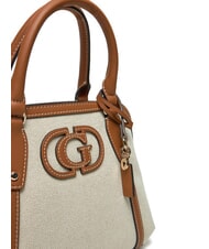 GUESS SEBINA Handtasche mit Schultergurt Natur/Karamell - Damentaschen - 4