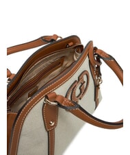 GUESS SEBINA Handtasche mit Schultergurt Natur/Karamell - Damentaschen - 6