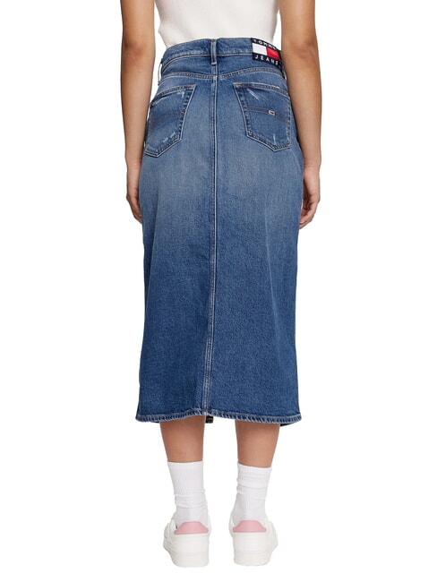 TH JEANS Langer Jeansrock mittlerer Denim - Damenröcke