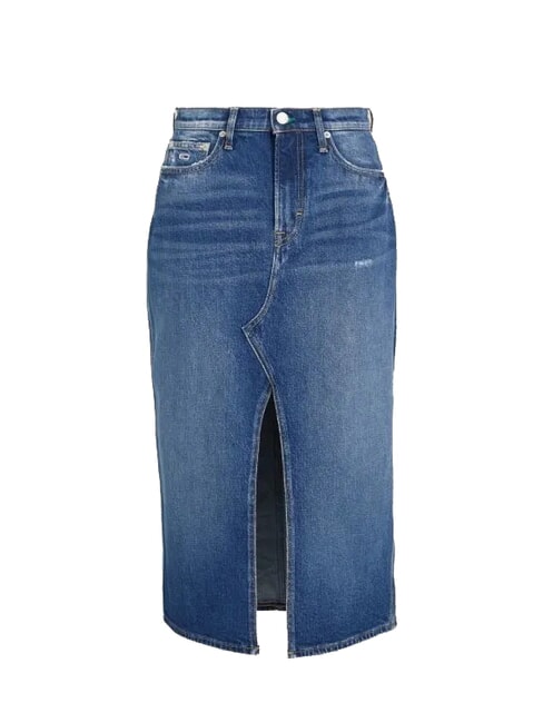 TH JEANS Langer Jeansrock mittlerer Denim - Damenr&ouml;cke