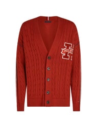 TOMMY HILFIGER TH  Baumwoll-Cardigan dunkles Magma - Herrenpullover - 3