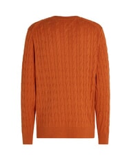 TOMMY HILFIGER TH  Pullover mit Rundhalsausschnitt Orange Donnerheide - Herrenpullover - 2