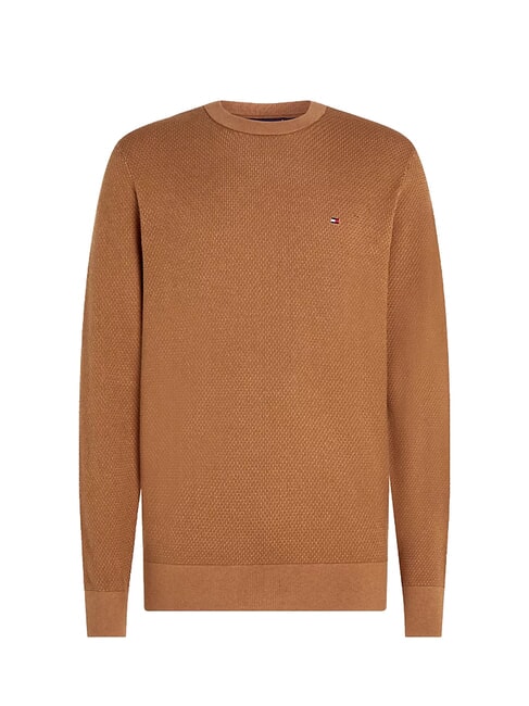 TH  Pullover mit Rundhalsausschnitt Highland Khaki/Multi - Herrenpullover