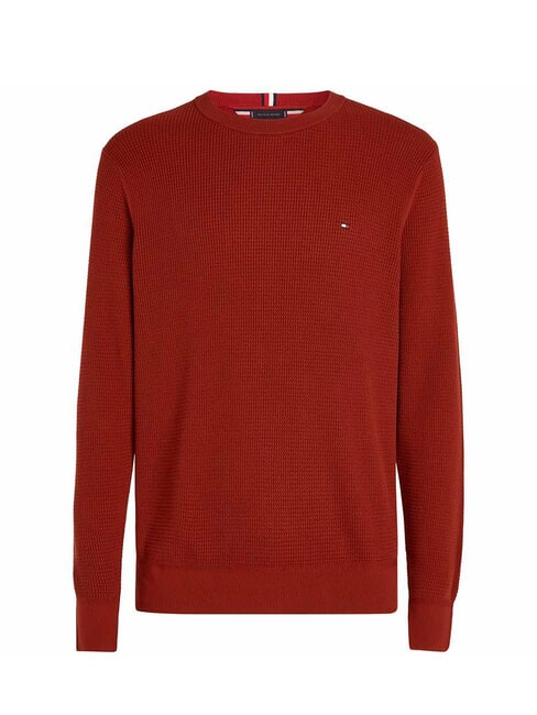 TH  Rundhalspullover aus Baumwolle dunkles Magma - Herrenpullover