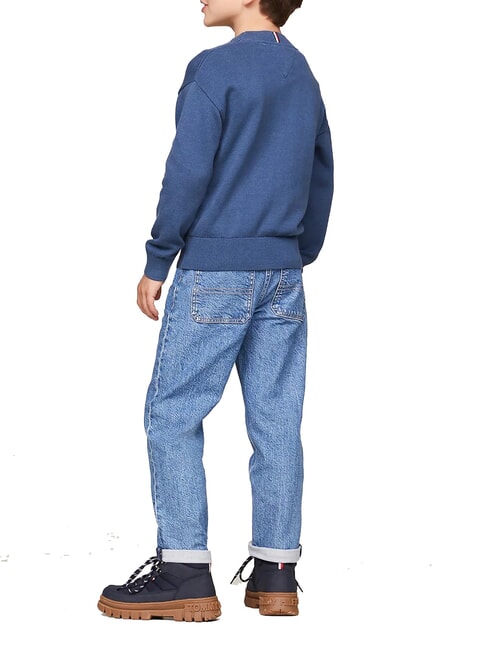 TH KIDS Kinderpullover mit Rundhalsausschnitt Ägäisches Meer - Kinderpullover