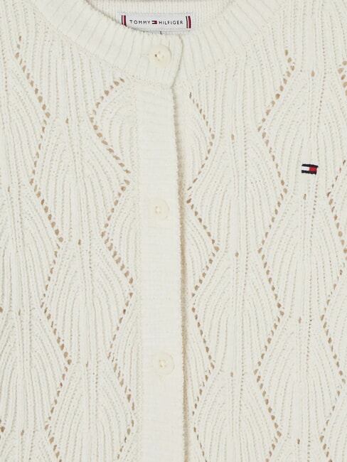 TH KIDS Strickjacke Elfenbeinblütenblatt - Kinderpullover