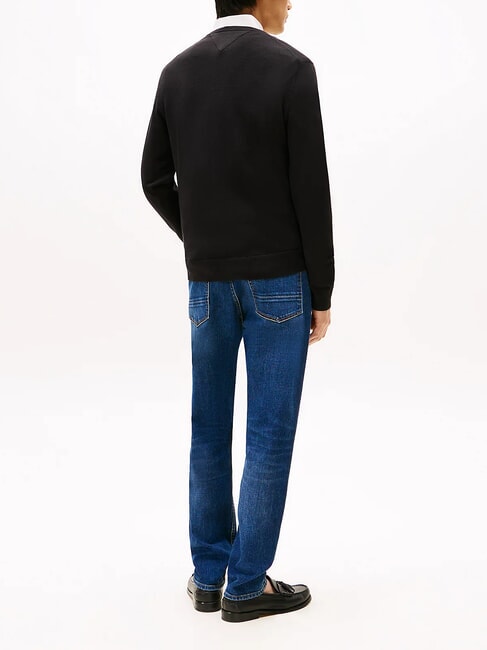 TH  Pullover mit Rundhalsausschnitt Schwarz - Herrenpullover