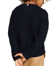 TOMMY HILFIGER TH KIDS Pullover mit Rundhalsausschnitt - Kinder-T-Shirt