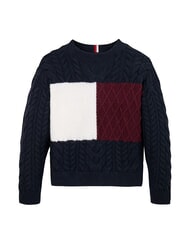 TOMMY HILFIGER TH KIDS Pullover mit Rundhalsausschnitt Wüstenhimmel - Kinderpullover - 3