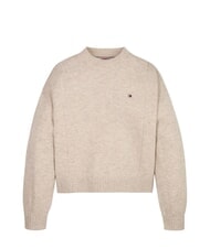 TOMMY HILFIGER TH KIDS Wollpullover mit Rundhalsausschnitt - Kinderpullover