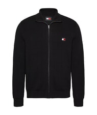 TOMMY HILFIGER TH JEANS  Pullover mit Reißverschluss Schwarz - Herrenpullover - 4