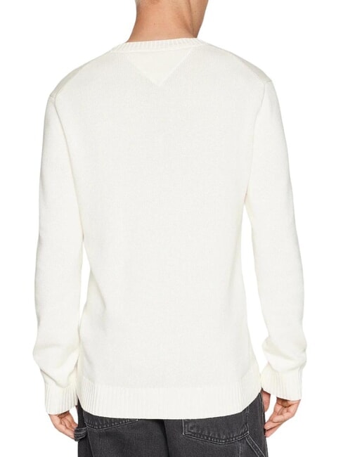 TH JEANS  Rundhalsausschnitt aus Baumwolle altes Weiß - Herrenpullover