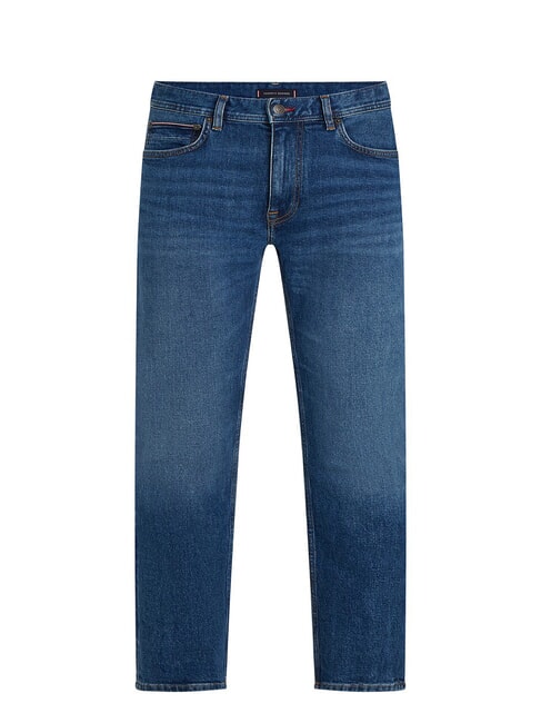 TH DENTON Straight Fit Jeans Custer Indigo - Herrenjeans