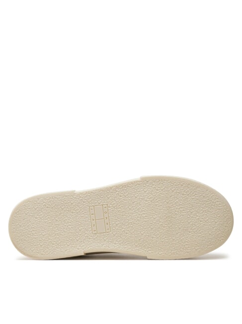 TOMMY JEANS Foxing Flatform Turnschuhe Elfenbein - Damenschuhe