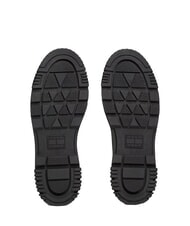 TOMMY HILFIGER TH JEANS  Hohe Stiefeletten aus Leder Schwarz - Damenschuhe - 4