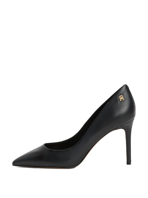 TH  9cm hohe Lederpumps Schwarz - Damenschuhe
