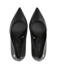 TOMMY HILFIGER TH  9cm hohe Lederpumps Schwarz - Damenschuhe - 4