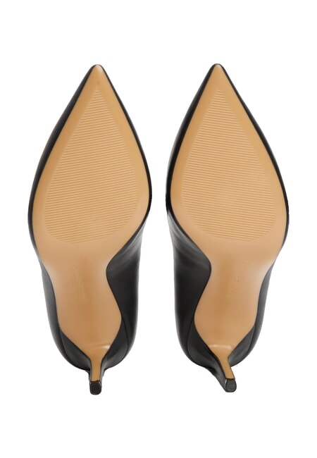 TH  9cm hohe Lederpumps Schwarz - Damenschuhe