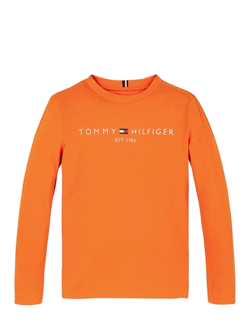 TH KIDS Langärmliges T-Shirt orangefarbener Donner - Kinder-T-Shirt