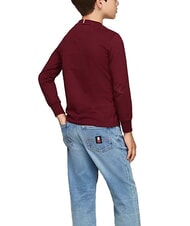 TOMMY HILFIGER TH KIDS Langärmliges Baumwoll-T-Shirt tiefrot - Kinder-T-Shirt - 2