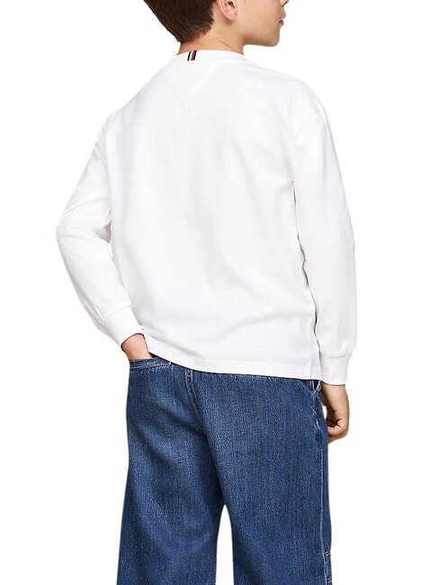 TH KIDS Kinder-T-Shirt aus Baumwolle Wei&szlig; - Kinder-T-Shirt