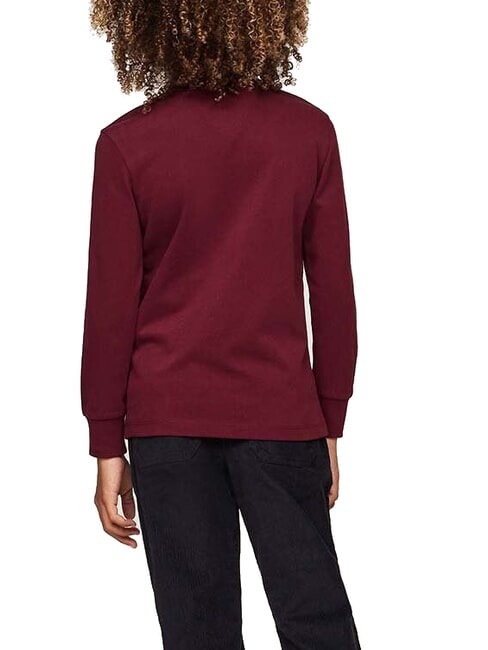 TH KIDS Langärmliges Baumwoll-T-Shirt tiefrot - Kinder-T-Shirt