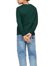 TOMMY HILFIGER TH KIDS Langärmliges Baumwoll-T-Shirt Ziergrün - Kinder-T-Shirt - 2