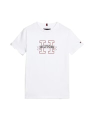 TOMMY HILFIGER TH KIDS Kurzärmeliges Baumwoll-T-Shirt - Kinder-T-Shirt