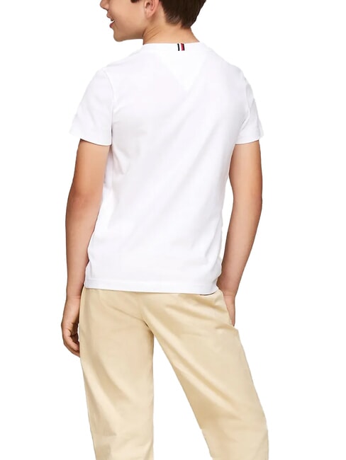 TH KIDS Kinder-Baumwoll-T-Shirt Wei&szlig; - Kinder-T-Shirt