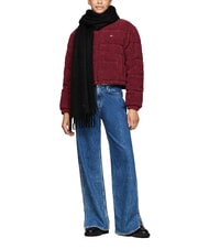 TOMMY HILFIGER TH JEANS Schal mit Fransen Schwarz - Schals - 2