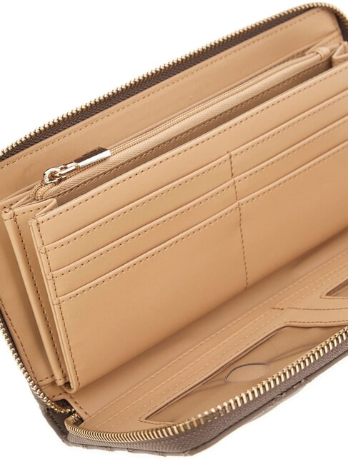 TASMIN Geldbörse mit Rundum-Reißverschluss dunkles Taupe - Brieftaschen Damen