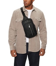 GUESS LUGANO Umhängetasche SCHWARZ - Umhängetaschen Herren - 4