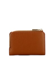 COCCINELLE METALLIC SOFT Kleine Geldb&ouml;rse aus Leder Cognac - Brieftaschen Damen - 3