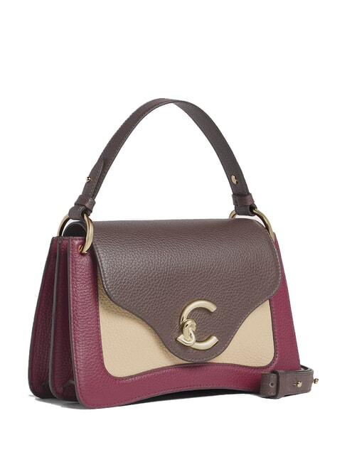 C-ME TRICOLOR Handtasche, mit Schultergurt ribe/brun/betul - Damentaschen