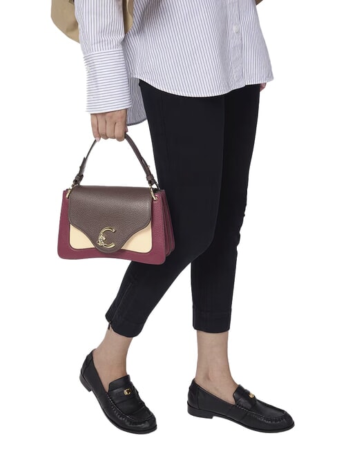 C-ME TRICOLOR Handtasche, mit Schultergurt ribe/brun/betul - Damentaschen