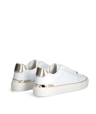 LIUJO KIKI 01 Leder-Sneakers wei&szlig; / hellgold - Damenschuhe - 3
