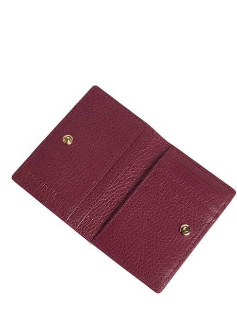 METALLIC SOFT Lederbrieftasche Johannisbeere - Brieftaschen Damen