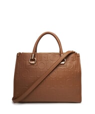 LIUJO MANHATTAN Mittelgroße Umhängetasche mit Logo Wildleder- - Damentaschen - 2