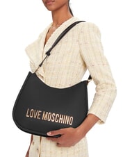 LOVE MOSCHINO BOLD LOVE  Umhängetasche Schwarz - Damentaschen - 4
