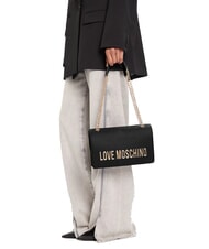 LOVE MOSCHINO BOLD LOVE  Doppelte Tragetasche Schwarz - Damentaschen - 5