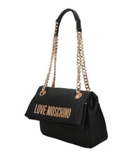 LOVE MOSCHINO BOLD LOVE HAMMERED  Umhängetasche / Crossbody Bag Schwarz - Damentaschen - 2