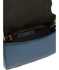 FURLA DOMUS  Mini-Handtasche mit Schultergurt grau blau - Damentaschen - 3