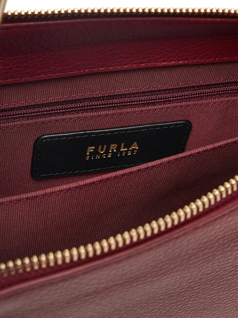 NUVOLA  Umhängetasche aus Leder Rubin - Damentaschen