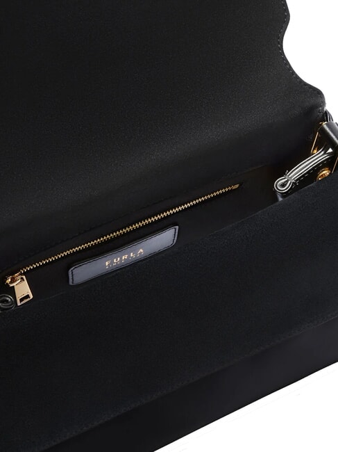 DOMUS  Umhängetasche, Leder Schwarz - Damentaschen